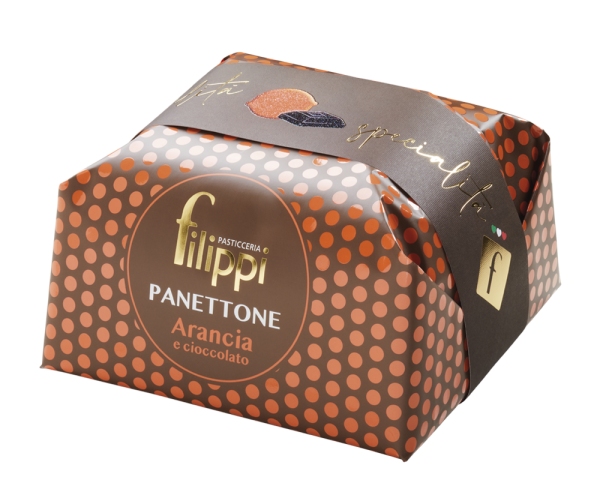 PANETTONE SPECIALE CON ARANCIA E CIOCCOLATO