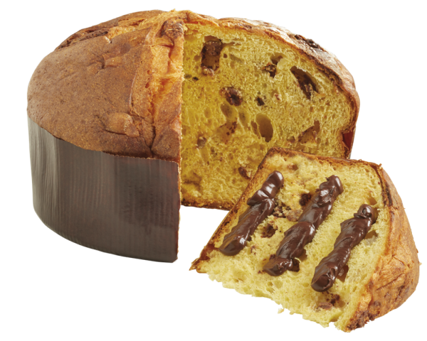 PANETTONE ALLA GIANDUIA CON CREMA GIANDUIA DA SPALMARE GR 1000