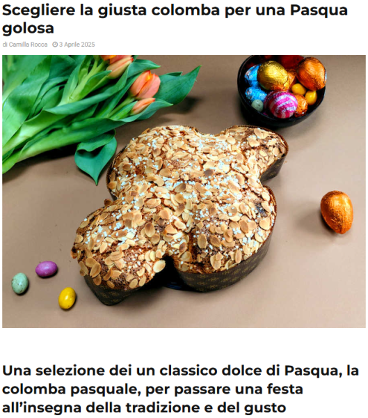 Scegliere la giusta colomba per una Pasqua golosa
