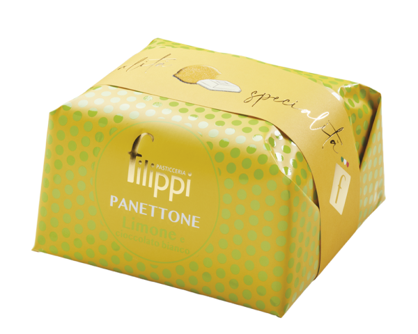 PANETTONE SPECIALE CON LIMONE E CIOCCOLATO BIANCO