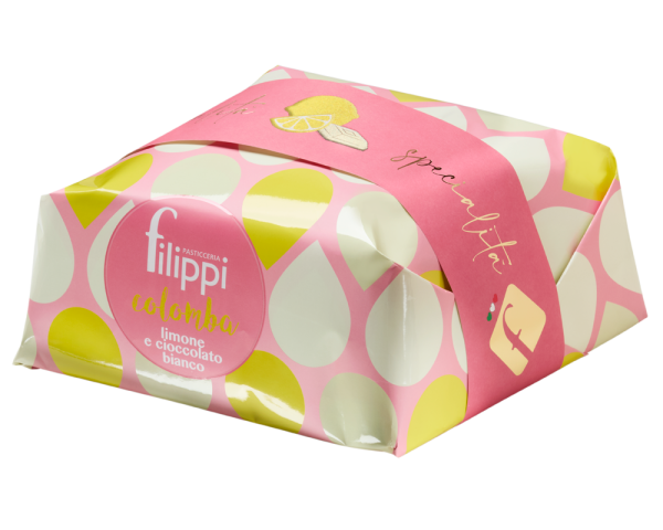 Colomba con limone e cioccolato bianco